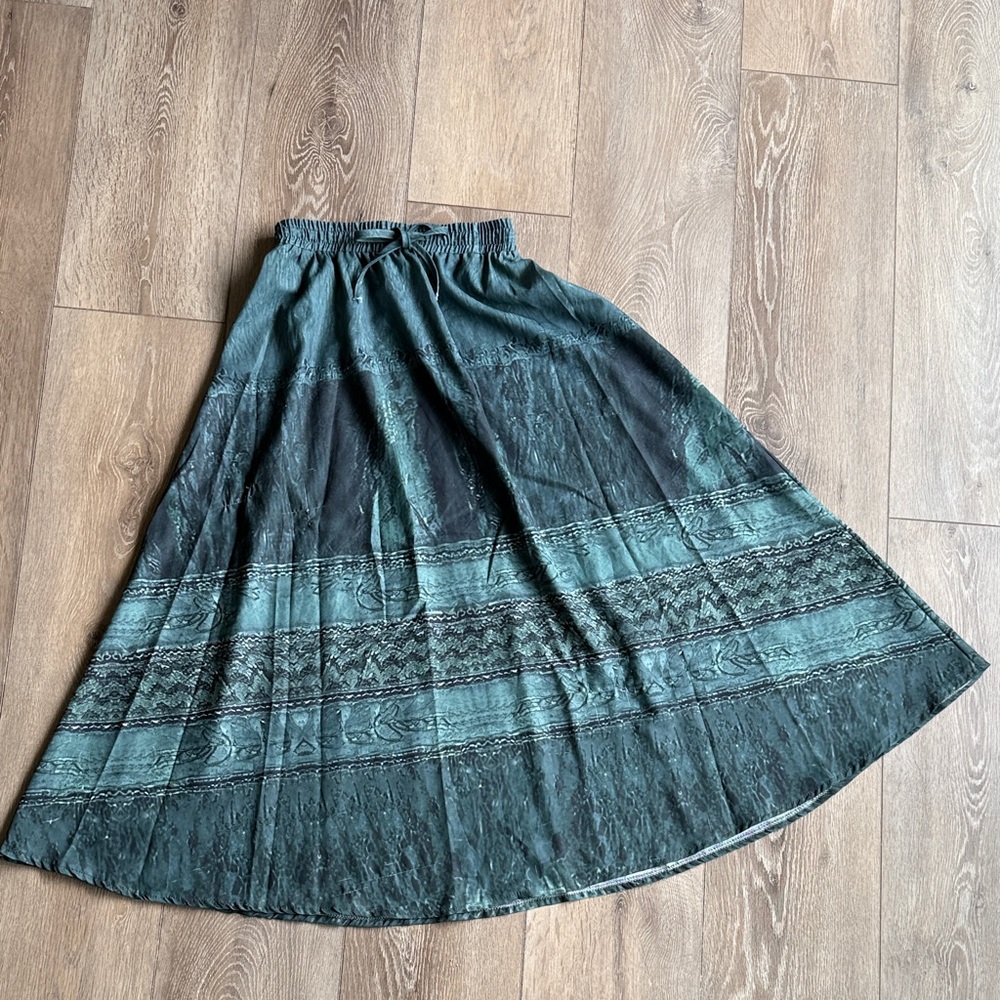 Elegant Green Skirt